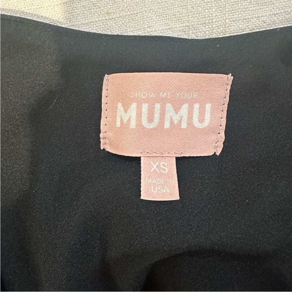 Show Me Your MuMu Black Halter Mini Dress - Picture 5 of 5
